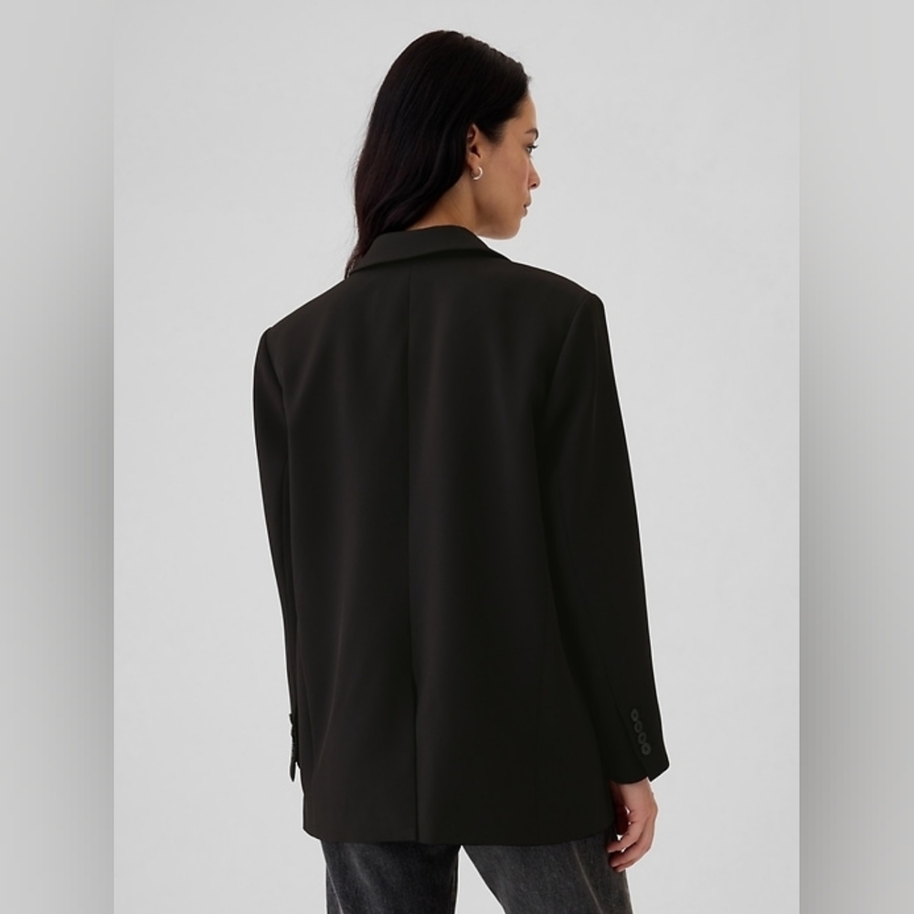 GAP Women's Charcoal Blazer - Picture 4 of 7